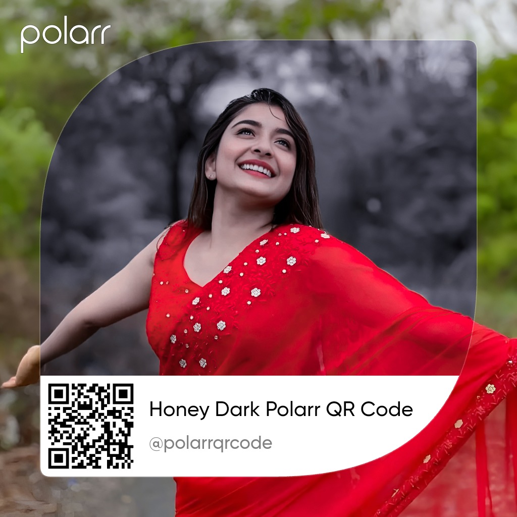 Honey Dark Polarr QR Code