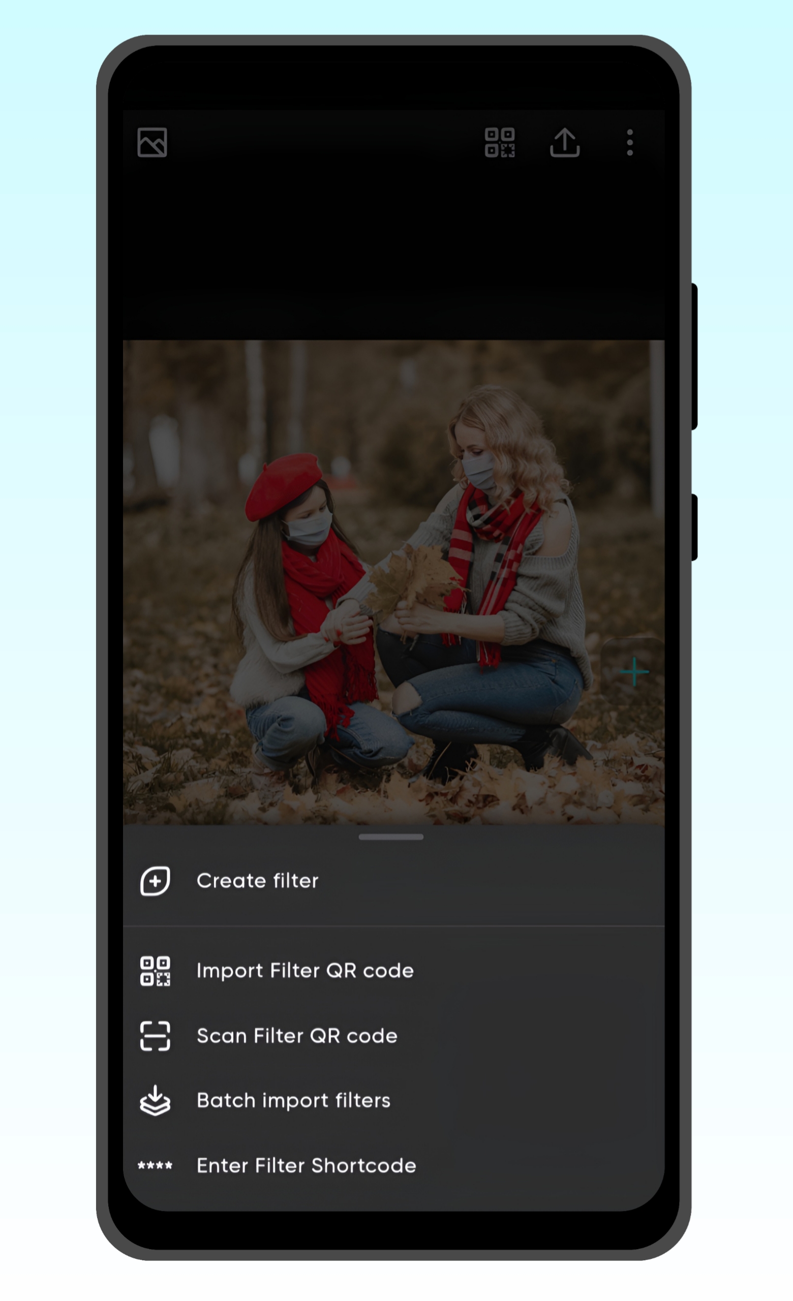Create Filter QR Code