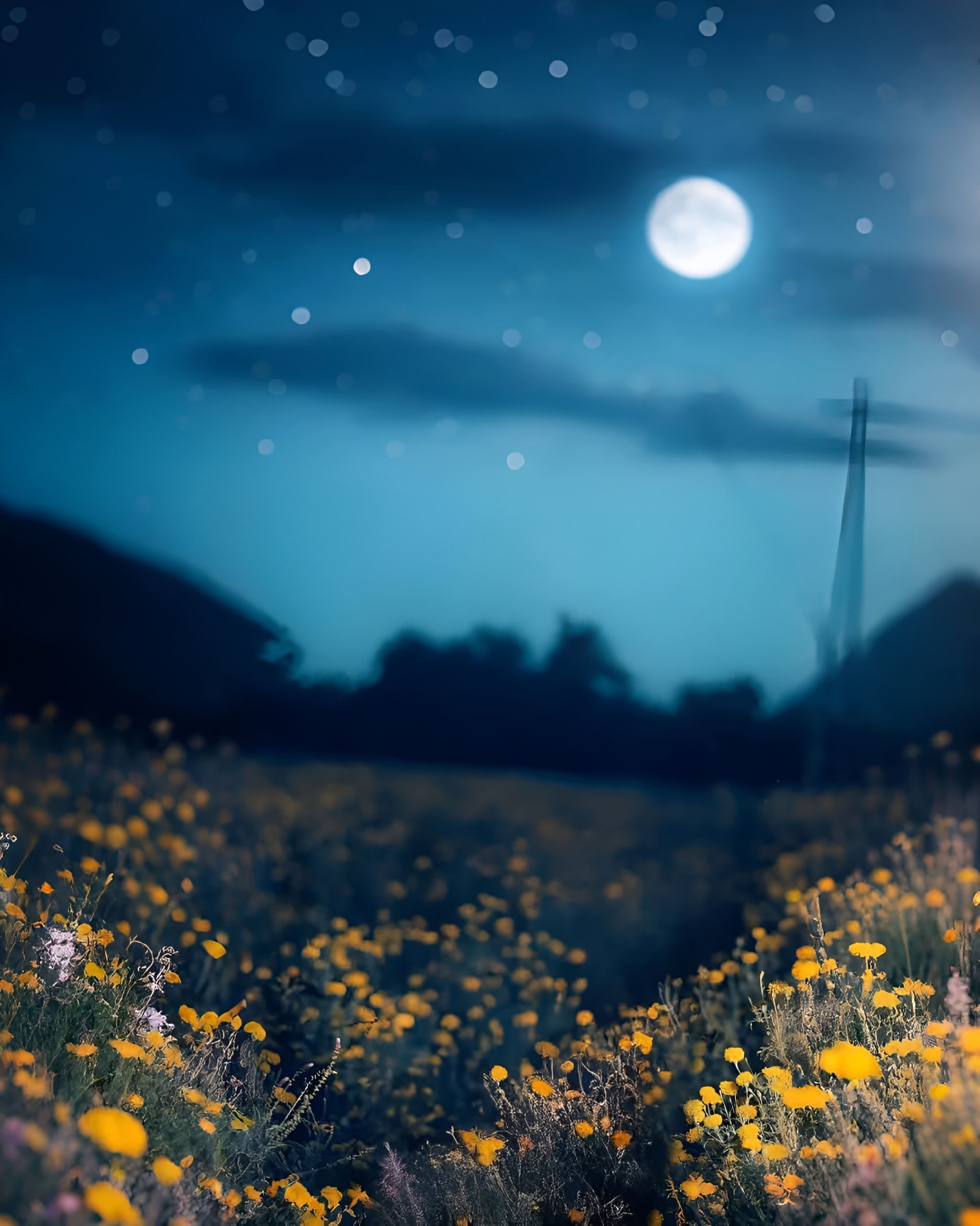 Night Editing Background 4k 