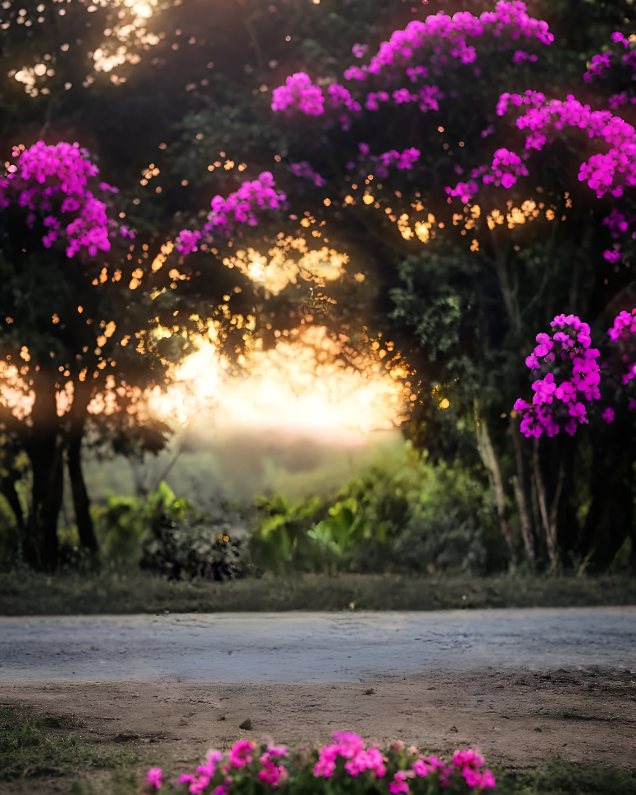 Sunset Photo Editing Background 