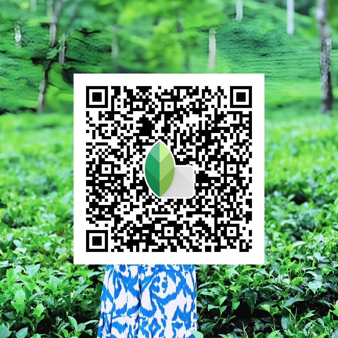 Green Snapseed QR Code 