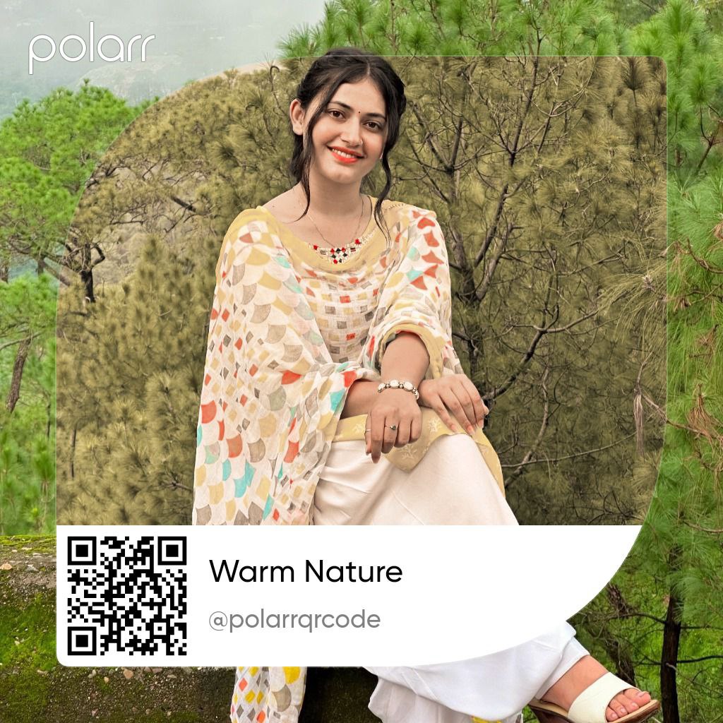 Warm Nature Polarr QR Code