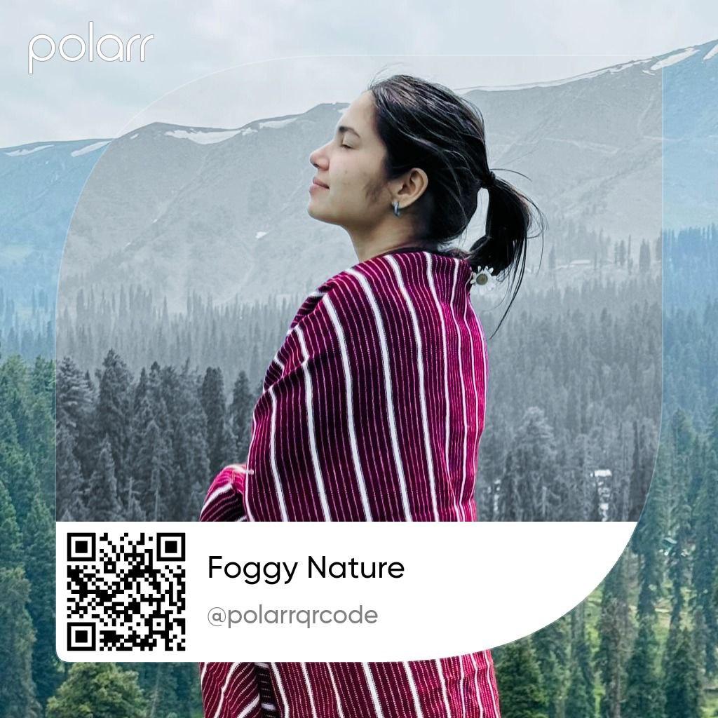 Foggy Nature Polarr QR Code